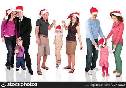 many christmas families