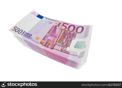 many euro banknotes money. image photos of wealth