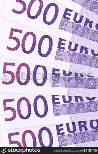 many euro banknotes money. image photos of wealth