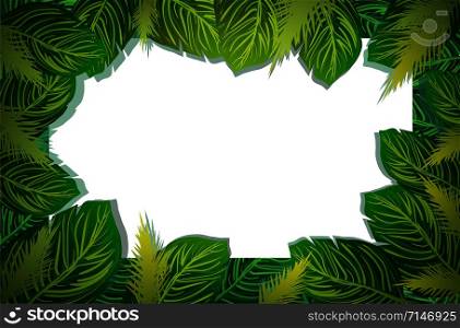Many leaves graphics design pattern outline paper Abstract wallpaper Illustration vector Colorful plant background