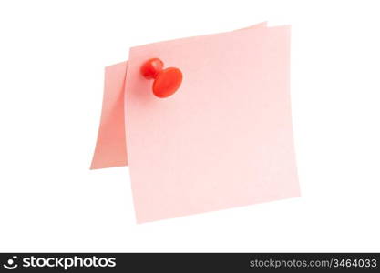 Many reminder notes isolated on a white background