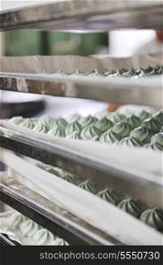 many sweet cake food factory massive production