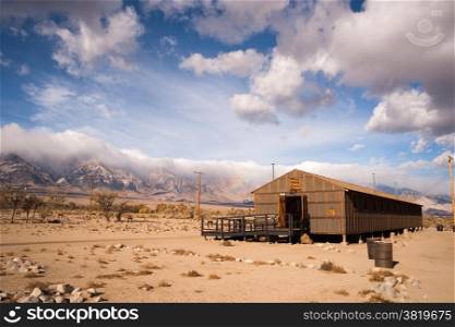 Manzanar War Relocation Center was one of ten camps where Japanese American citizens and resident Japanese aliens were interned during World War II.