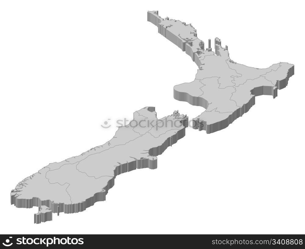 Map Of New Zealand Political Map Of New Zealand With The Several Map Of New Zealand Political Map Of New Zealand With The Several Regions 3408808