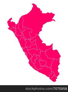 Map of Peru