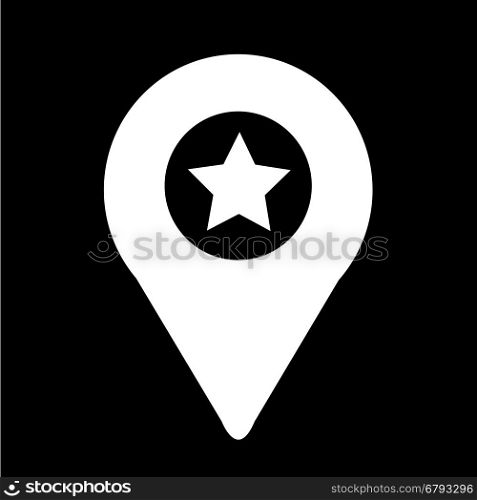 map pin icon illustration design