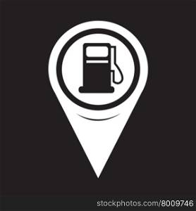 Map Pointer Gas Pump Icon