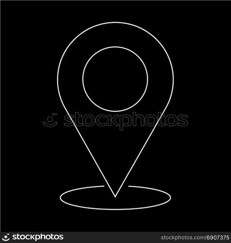 map pointer gps icon