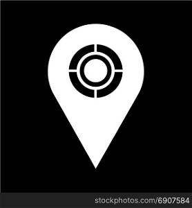 map pointer gps icon