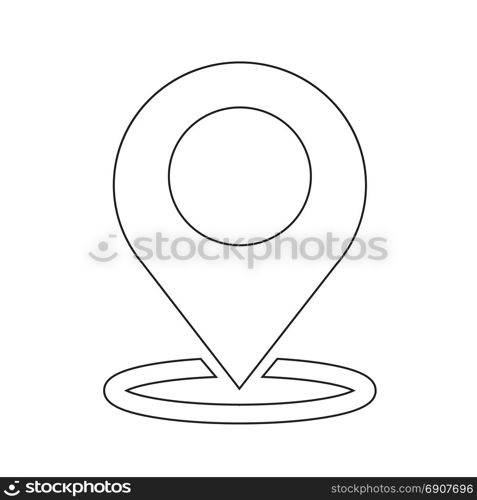 map pointer gps icon