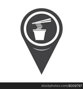 Map Pointer Noodles Icon