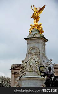 marble and statue in old city of london england