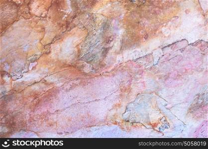 Marble background, light pink and orange colors pattern, textured wallpaper, expensive material for exterior, elegant design concept