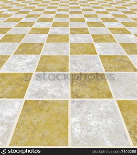 marble floor. a large image of a checkered light marble floor