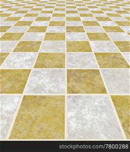 marble floor. a large image of a checkered light marble floor