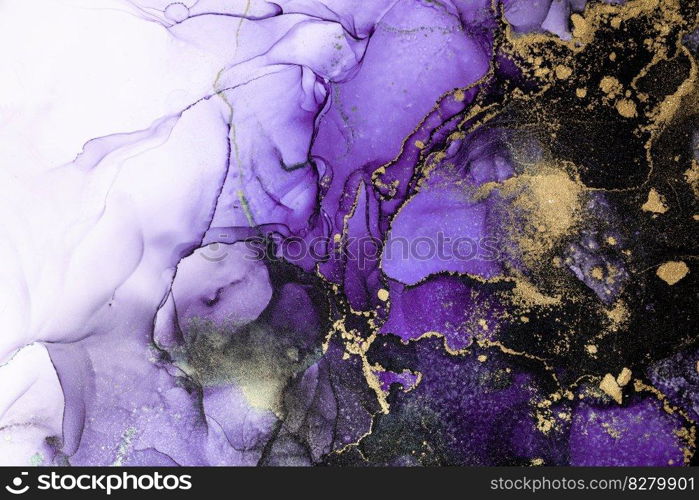 Marble ink abstract art from exquisite original painting for abstract background . Painting was painted on high quality paper texture to create smooth marble background pattern of ombre alcohol ink .. Marble ink abstract art from exquisite original painting for abstract background