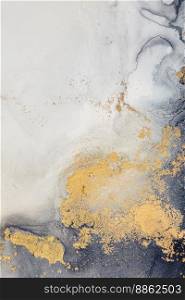 Marble ink abstract art from exquisite original painting for abstract background . Painting was painted on high quality paper texture to create smooth marble background pattern of kintsuki ink art .. Marble ink abstract art from exquisite original painting for abstract background