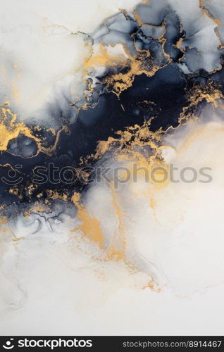 Marble ink abstract art from exquisite original painting for abstract background . Painting was painted on high quality paper texture to create smooth marble background pattern of kintsuki ink art .. Marble ink abstract art from exquisite original painting for abstract background