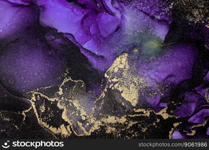 Marble ink abstract art from exquisite original painting for abstract background . Painting was painted on high quality paper texture to create smooth marble background pattern of ombre alcohol ink .. Marble ink abstract art from exquisite original painting for abstract background