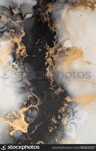 Marble ink abstract art from exquisite original painting for abstract background . Painting was painted on high quality paper texture to create smooth marble background pattern of kintsuki ink art .. Marble ink abstract art from exquisite original painting for abstract background