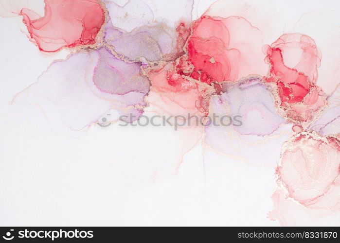 Marble ink abstract art from meticulous original painting abstract background . Painting was painted on high quality paper texture to create smooth marble background pattern of ombre alcohol ink .. Marble ink abstract art from meticulous original painting abstract background