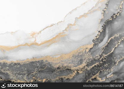 Marble ink abstract art from meticulous original painting abstract background . Painting was painted on high quality paper texture to create smooth marble background pattern of ombre alcohol ink .. Marble ink abstract art from meticulous original painting abstract background