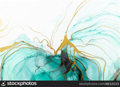 Marble ink abstract art from meticulous original painting abstract background . Painting was painted on high quality paper texture to create smooth marble background pattern of ombre alcohol ink .. Marble ink abstract art from meticulous original painting abstract background