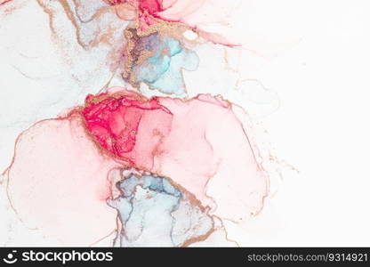 Marble ink abstract art from meticulous original painting abstract background . Painting was painted on high quality paper texture to create smooth marble background pattern of ombre alcohol ink .. Marble ink abstract art from meticulous original painting abstract background