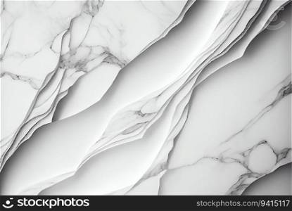 Marble white and gray slab. Abstract texture and light background. Generative AI technology. Marble white and gray slab. Abstract texture and light background. AI generated