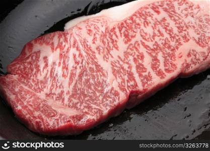 Marbled beef steak