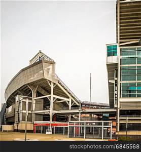 March 2017 Clevelan Ohio - Cleveland Brouwns NFL stadium at daytime
