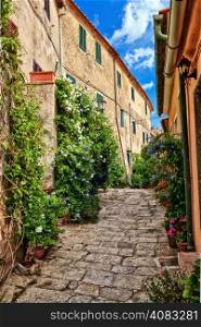 Marciana, small village in Elba island, Tuscany, Italy
