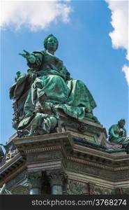 Maria Theresia Monument, in Vienna, Austria, Europe. The monument was built by Kaspar von Zumbusch in the year 1888