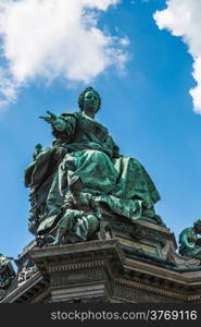 Maria Theresia Monument, in Vienna, Austria, Europe. The monument was built by Kaspar von Zumbusch in the year 1888