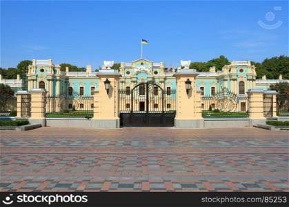 Mariinsky Palace in Kiev , Ukraine
