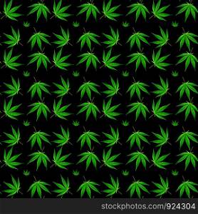 marijuana or cannabis leaves seamless background pattern wallpaper