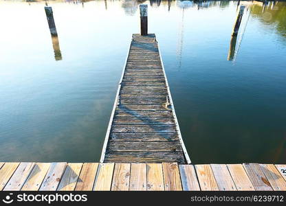 Marina on Lake Cayuga at Ithaca, New York