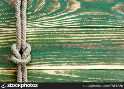 Marine rope knotted