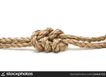 marines knot isolated on white background