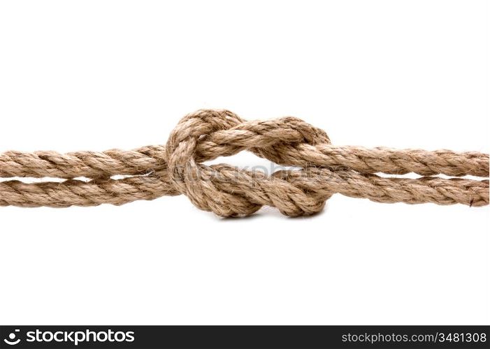 marines knot isolated on white background