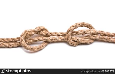 marines knot isolated on white background
