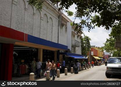 Market along a road, Rio Piedras, San Juan, Puerto Rico