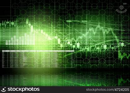 Marketing high tech background. Abstract high tech background with graphs and diagrams