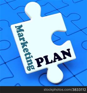. Marketing Plan Showing Development Planning And Advertising Strategy