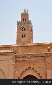marrakech city morocco Koutoubia Mosque landmark architecture