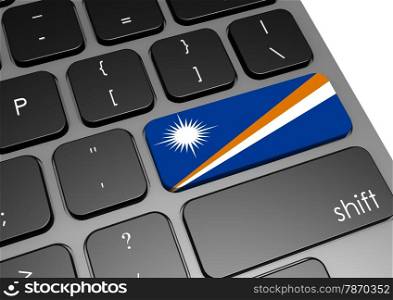 Marshall Islands keyboard image with hi-res rendered artwork that could be used for any graphic design.. Marshall Islands