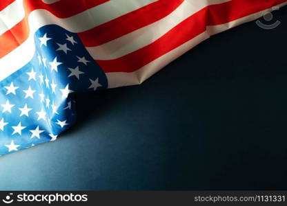 Martin Luther King Day Anniversary - American flag abstract background