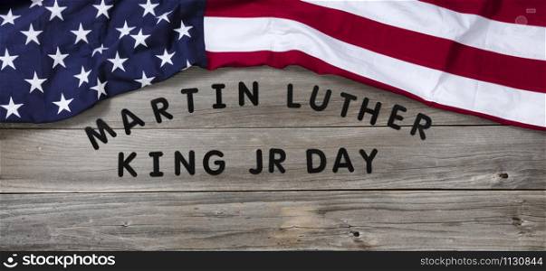 Martin Luther King Day background for freedom in United States concept