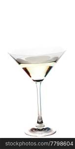 martini glass isolated on white
