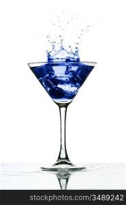 martini glass splash bar background